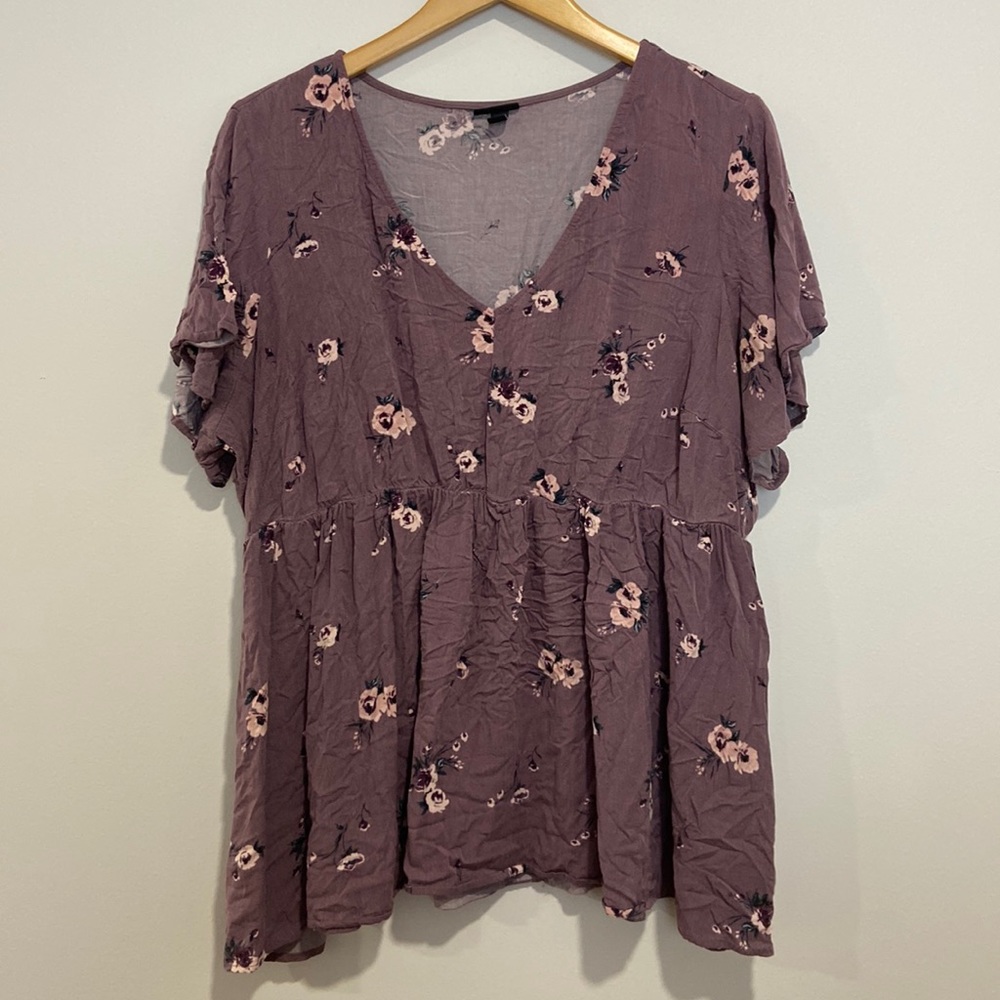 Torrid Boho Floral Blouse Women Plus Size 3